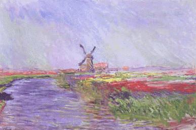 Claude Monet Champ de Tulipes China oil painting art
